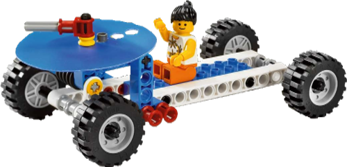 Image5 Voiture à Plateforme Rotative - Construction Éducative avec Système de Rotation (Compatible Blocs Technic)