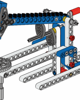 Levier & Engrenages - Structure Mécanique - Construction Éducative pour Enfants (Compatible Blocs Technic)