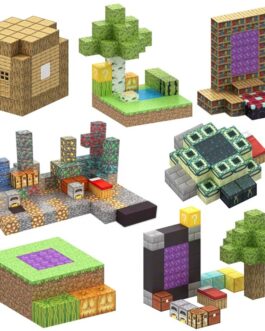 Kit Blocs Magnétiques Pixelisés 80 Pièces - Construction Libre & Créative (Style Univers Blocky)